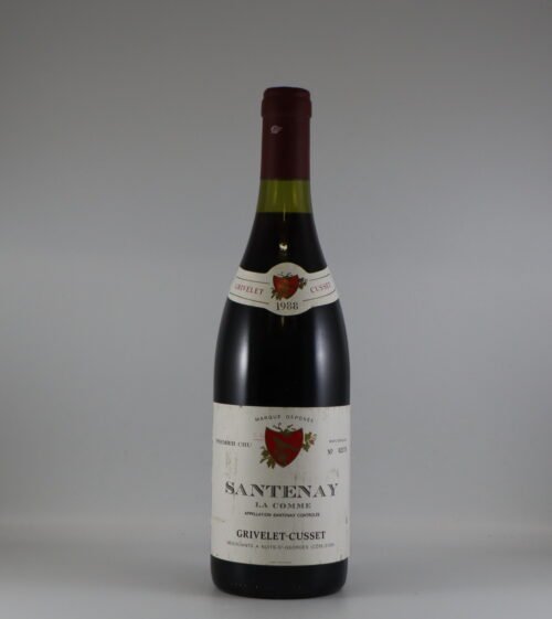 1988 Grivelet-Cusset Santenay Premier Cru La Comme