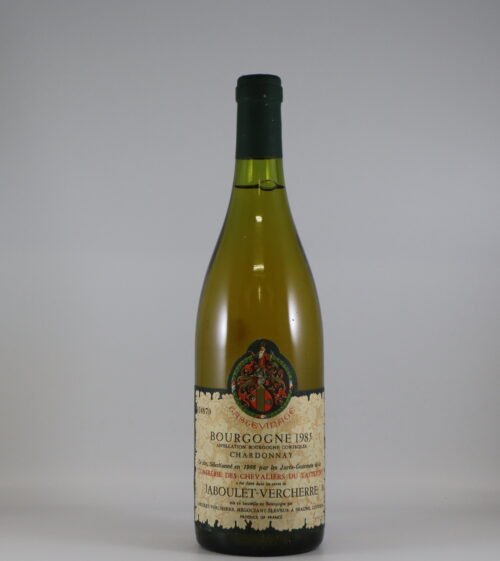1985 Jaboulet Vercherre Bourgogne Chardonnay Tastevinage