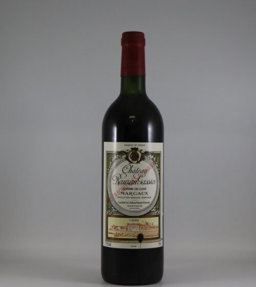 1998 Chateau Rauzan Gassies